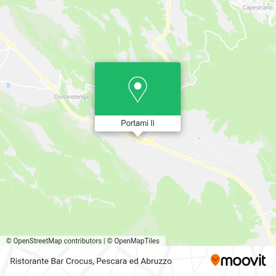 Mappa Ristorante Bar Crocus