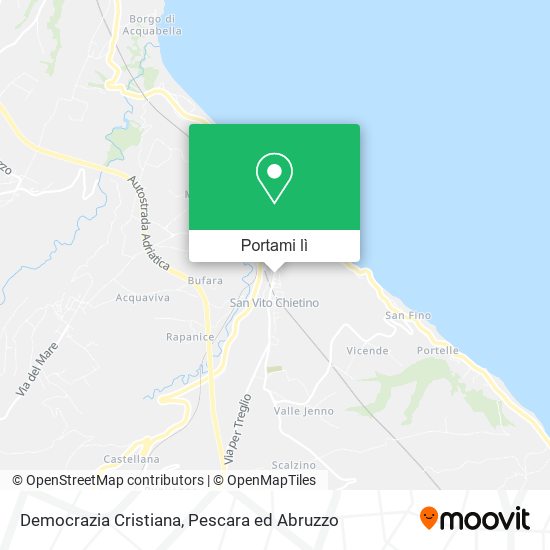 Mappa Democrazia Cristiana