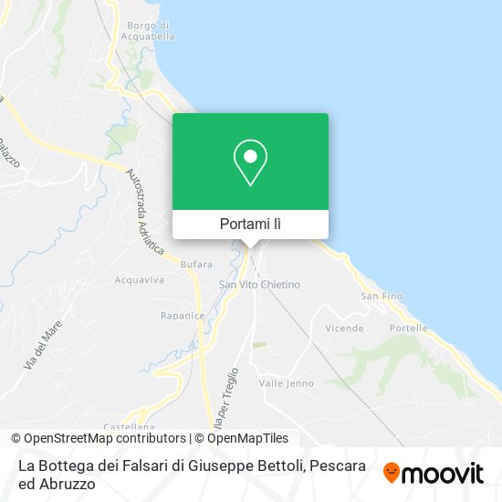 Mappa La Bottega dei Falsari di Giuseppe Bettoli