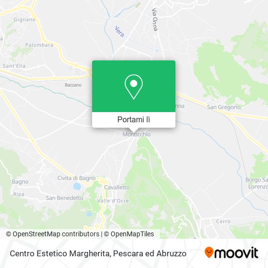 Mappa Centro Estetico Margherita