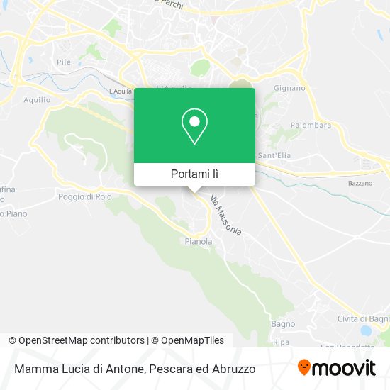 Mappa Mamma Lucia di Antone