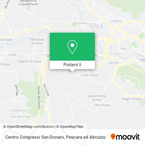 Mappa Centro Congressi San Donato