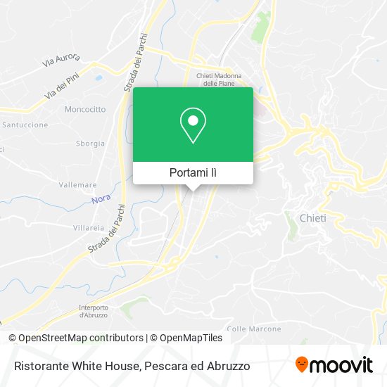 Mappa Ristorante White House