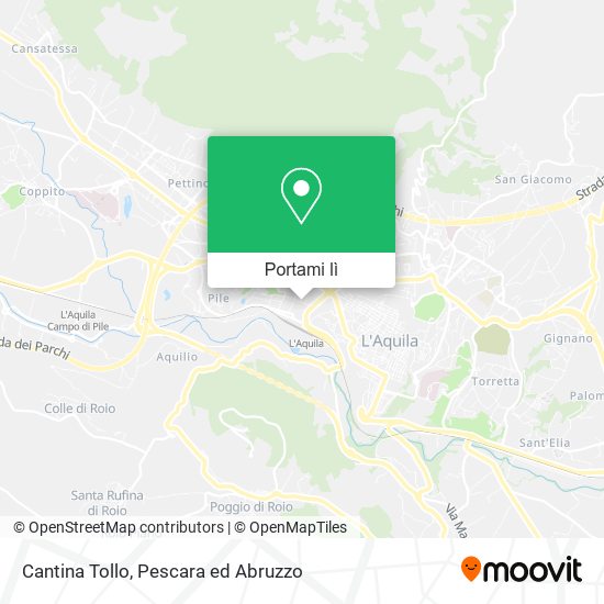 Mappa Cantina Tollo