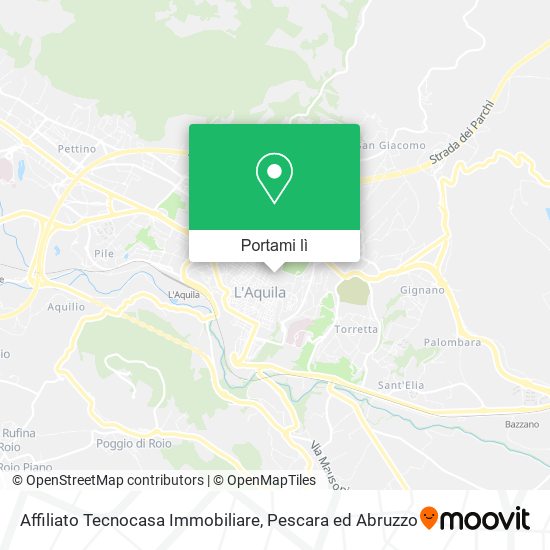 Mappa Affiliato Tecnocasa Immobiliare