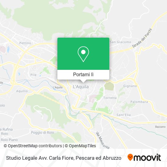Mappa Studio Legale Avv. Carla Fiore