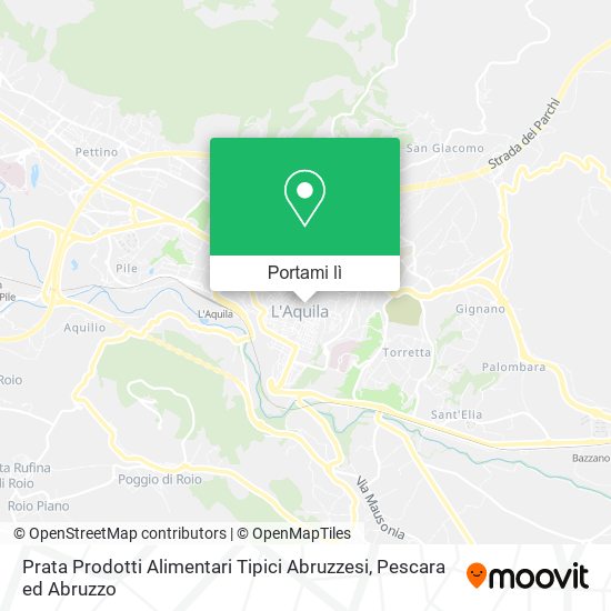 Mappa Prata Prodotti Alimentari Tipici Abruzzesi