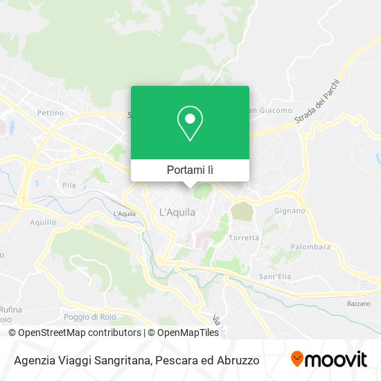 Mappa Agenzia Viaggi Sangritana