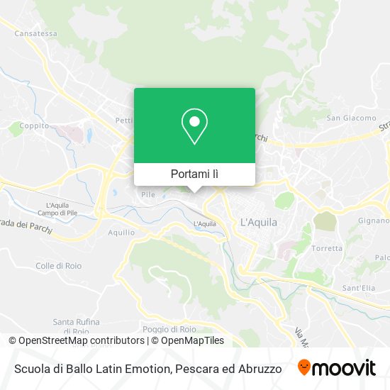 Mappa Scuola di Ballo Latin Emotion
