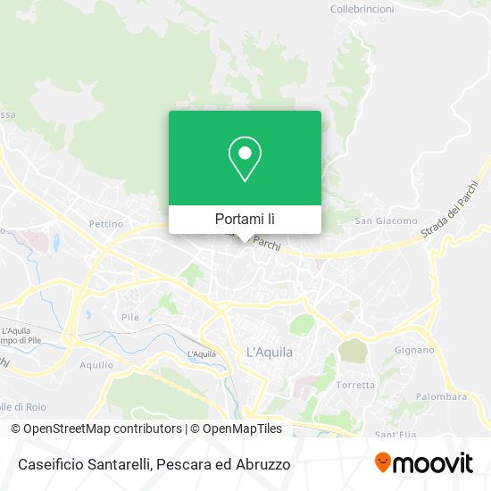 Mappa Caseificio Santarelli