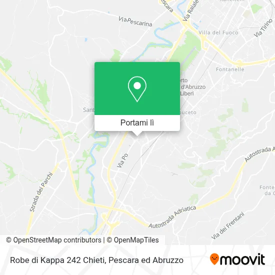 Mappa Robe di Kappa 242 Chieti