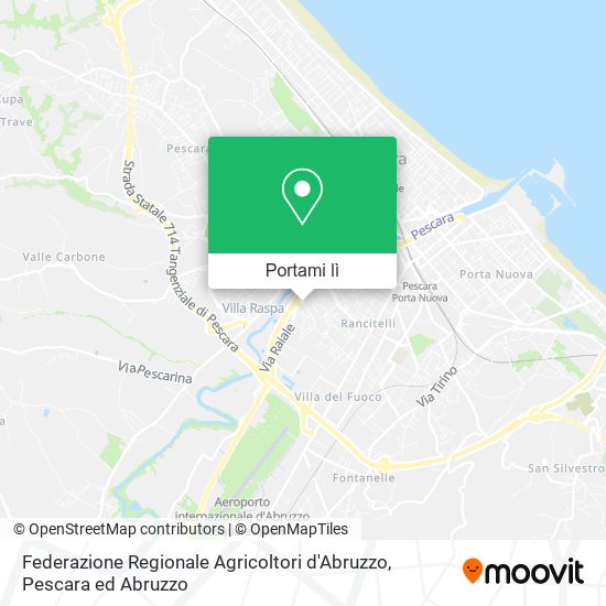 Mappa Federazione Regionale Agricoltori d'Abruzzo