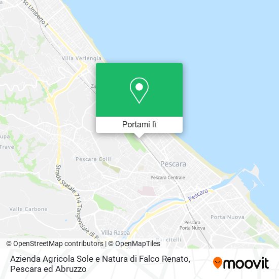 Mappa Azienda Agricola Sole e Natura di Falco Renato