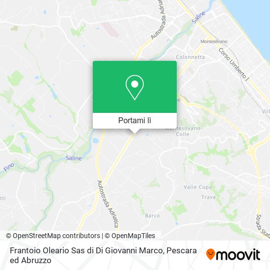 Mappa Frantoio Oleario Sas di Di Giovanni Marco