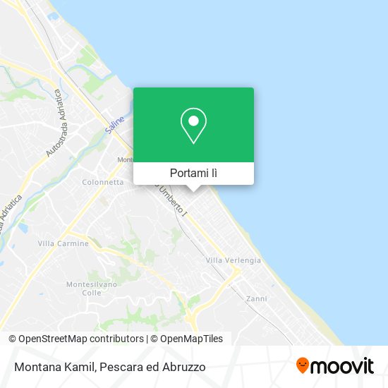 Mappa Montana Kamil