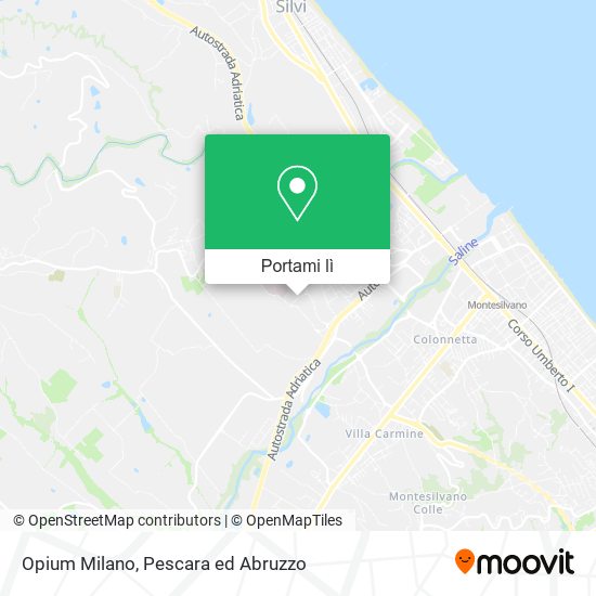 Mappa Opium Milano