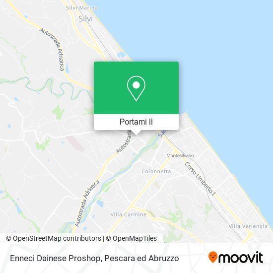 Mappa Enneci Dainese Proshop