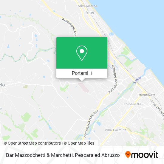 Mappa Bar Mazzocchetti & Marchetti