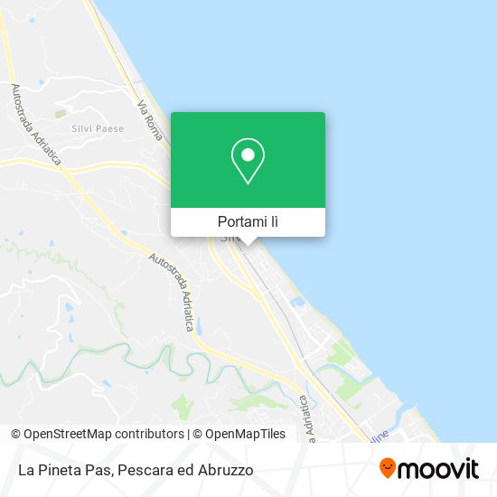 Mappa La Pineta Pas