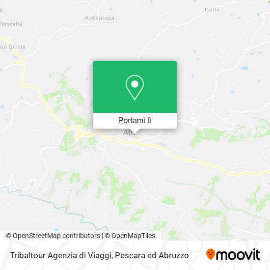 Mappa Tribaltour Agenzia di Viaggi