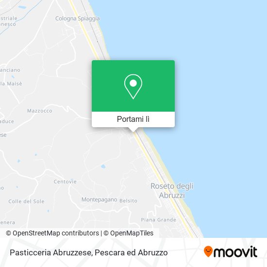 Mappa Pasticceria Abruzzese