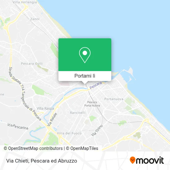 Mappa Via Chieti