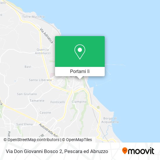 Mappa Via Don Giovanni Bosco  2
