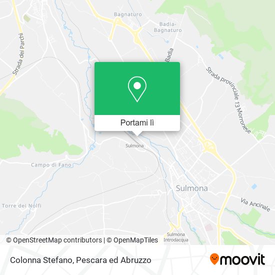 Mappa Colonna Stefano