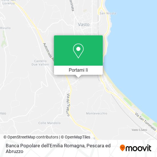 Mappa Banca Popolare dell'Emilia Romagna