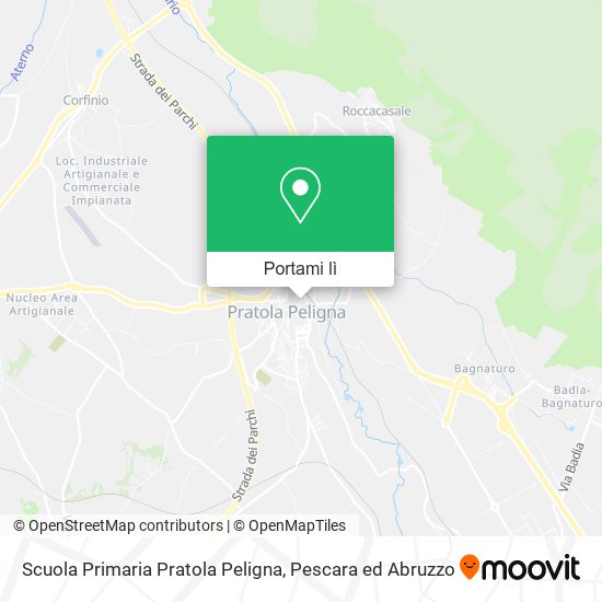 Mappa Scuola Primaria Pratola Peligna