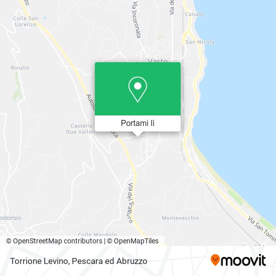 Mappa Torrione Levino