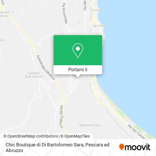 Mappa Chic Boutique di Di Bartolomeo Sara