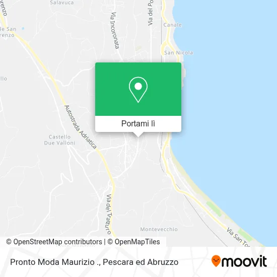 Mappa Pronto Moda Maurizio .