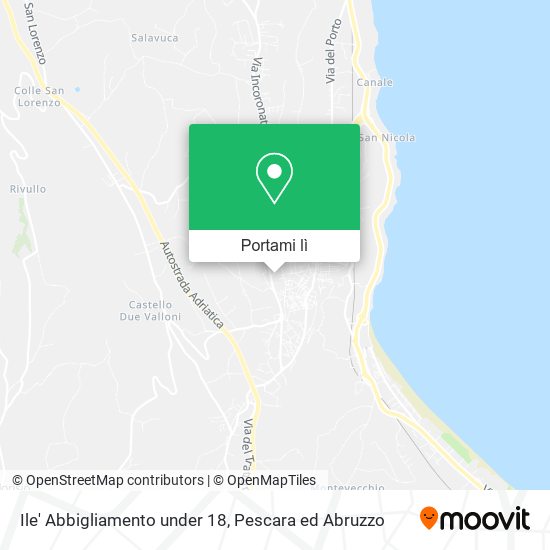 Mappa Ile' Abbigliamento under 18