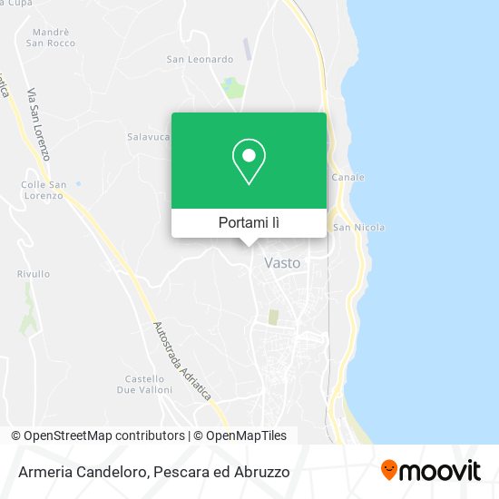 Mappa Armeria Candeloro