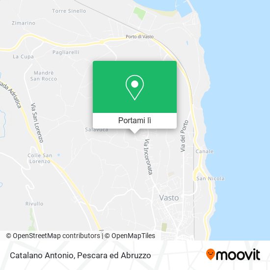 Mappa Catalano Antonio