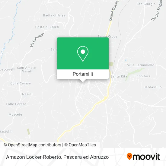 Mappa Amazon Locker-Roberto