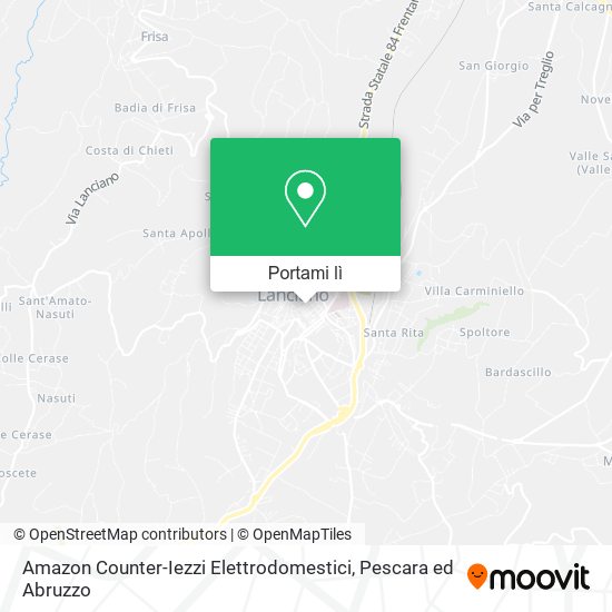 Mappa Amazon Counter-Iezzi Elettrodomestici