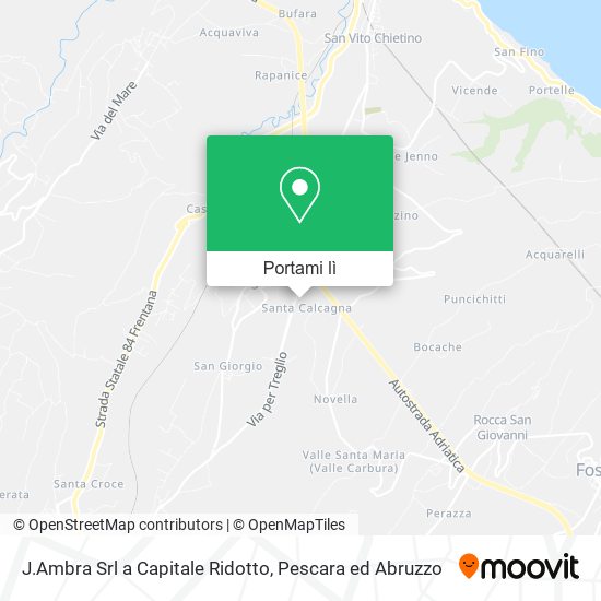 Mappa J.Ambra Srl a Capitale Ridotto