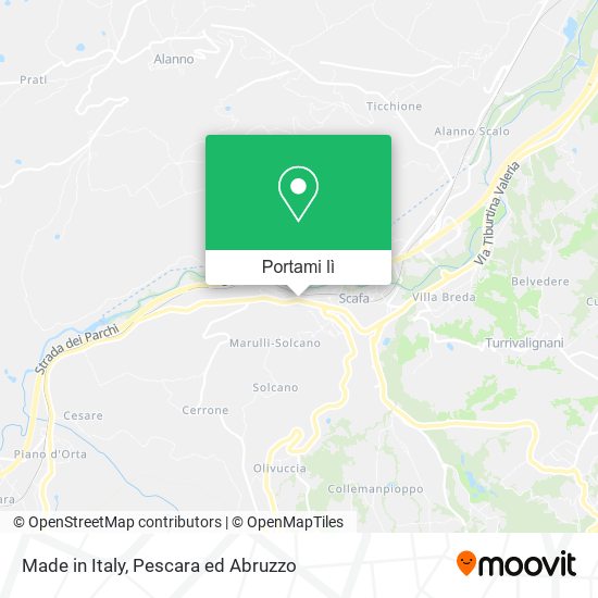 Mappa Made in Italy