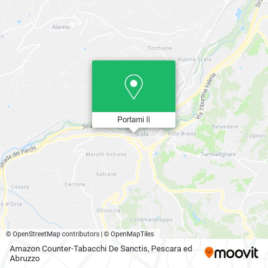Mappa Amazon Counter-Tabacchi De Sanctis