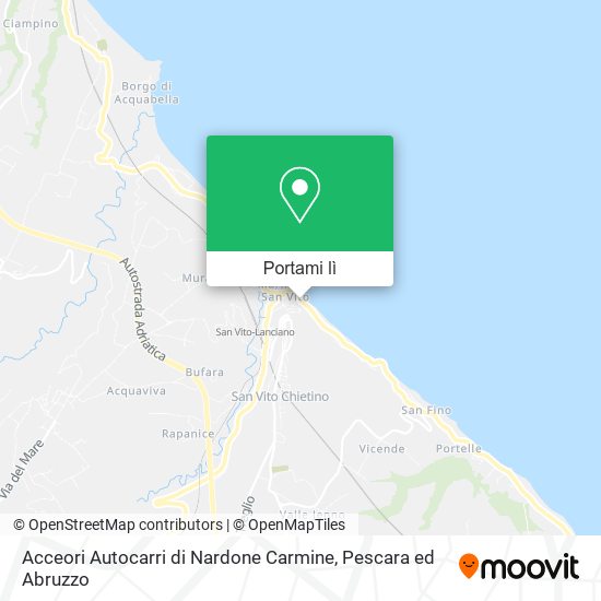 Mappa Acceori Autocarri di Nardone Carmine
