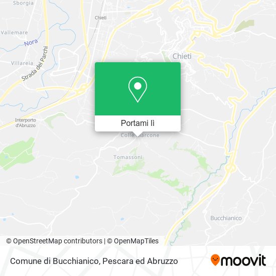 Mappa Comune di Bucchianico