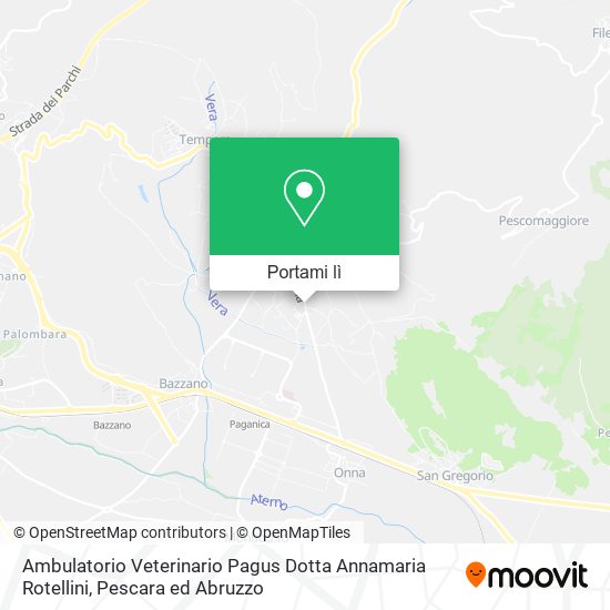 Mappa Ambulatorio Veterinario Pagus Dotta Annamaria Rotellini