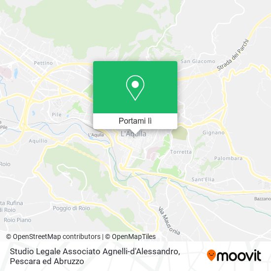 Mappa Studio Legale Associato Agnelli-d'Alessandro