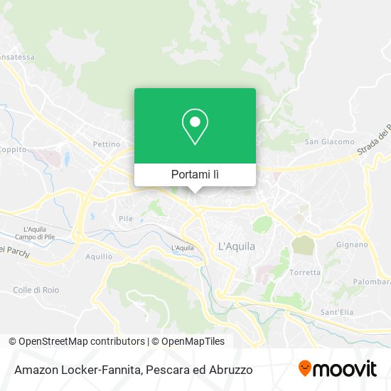 Mappa Amazon Locker-Fannita