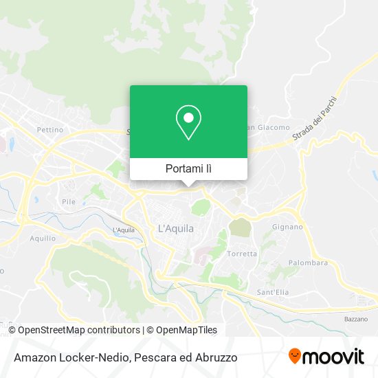 Mappa Amazon Locker-Nedio