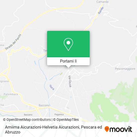 Mappa Amiima Aicurazioni-Helvetia Aicurazioni