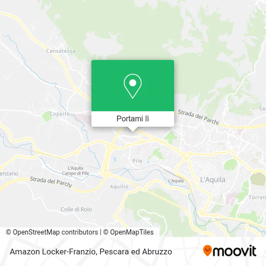 Mappa Amazon Locker-Franzio