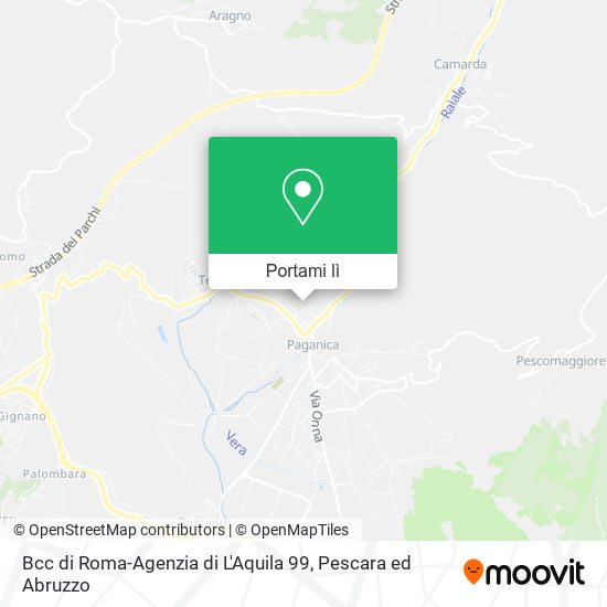 Mappa Bcc di Roma-Agenzia di L'Aquila 99